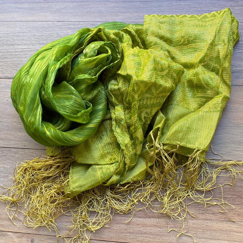Lime Green Scarf